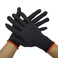 1/2/3 Pair Black Inspection Nylon Work Gloves Male Female Serving Waiters Drivers Jewelry Glove Car Film Construction Gloves D08